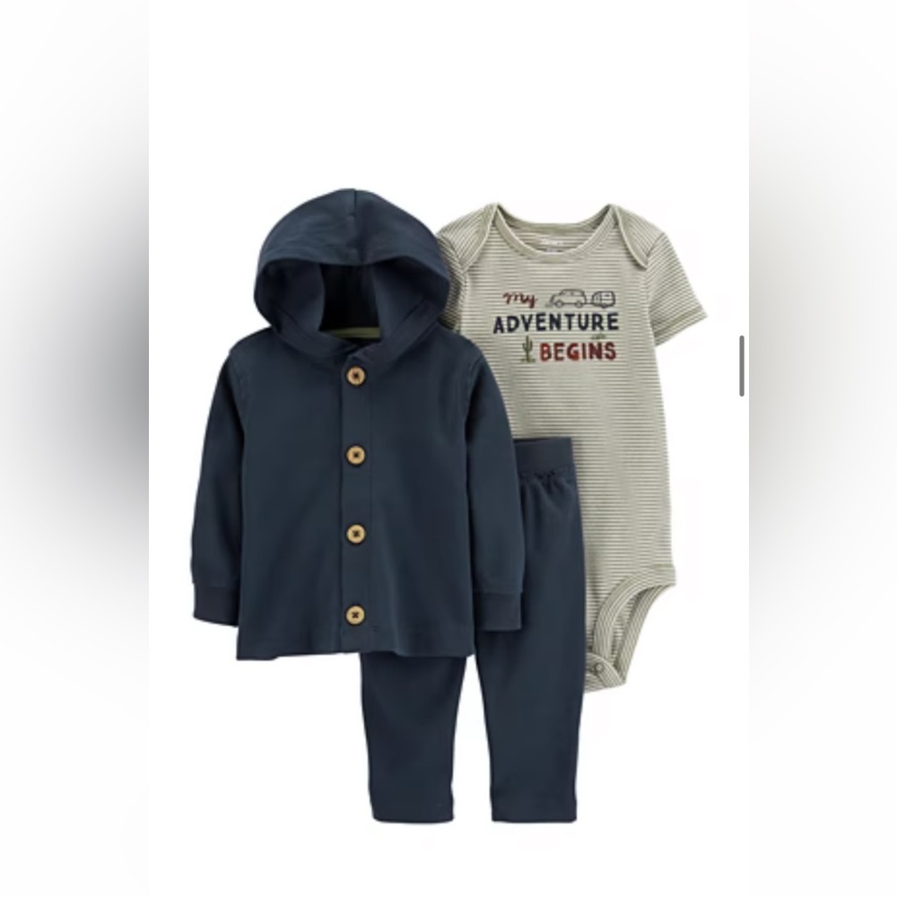 Navy Blue Carters Cardigan set